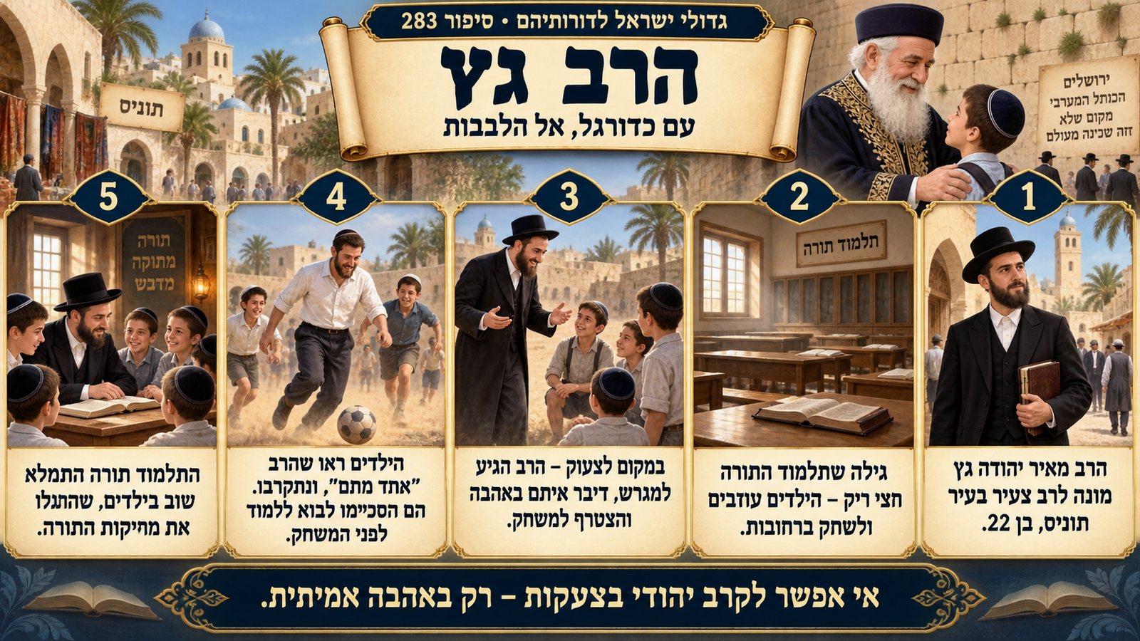 תמונת סיכום — גדולי דורנו: הרב גץ